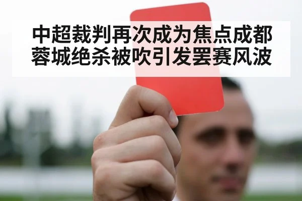 中超裁判再次成为焦点成都蓉城绝杀被吹引发罢赛风波